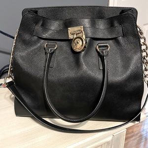 Gently used Michael Kors large Hamilton tote with dust bag